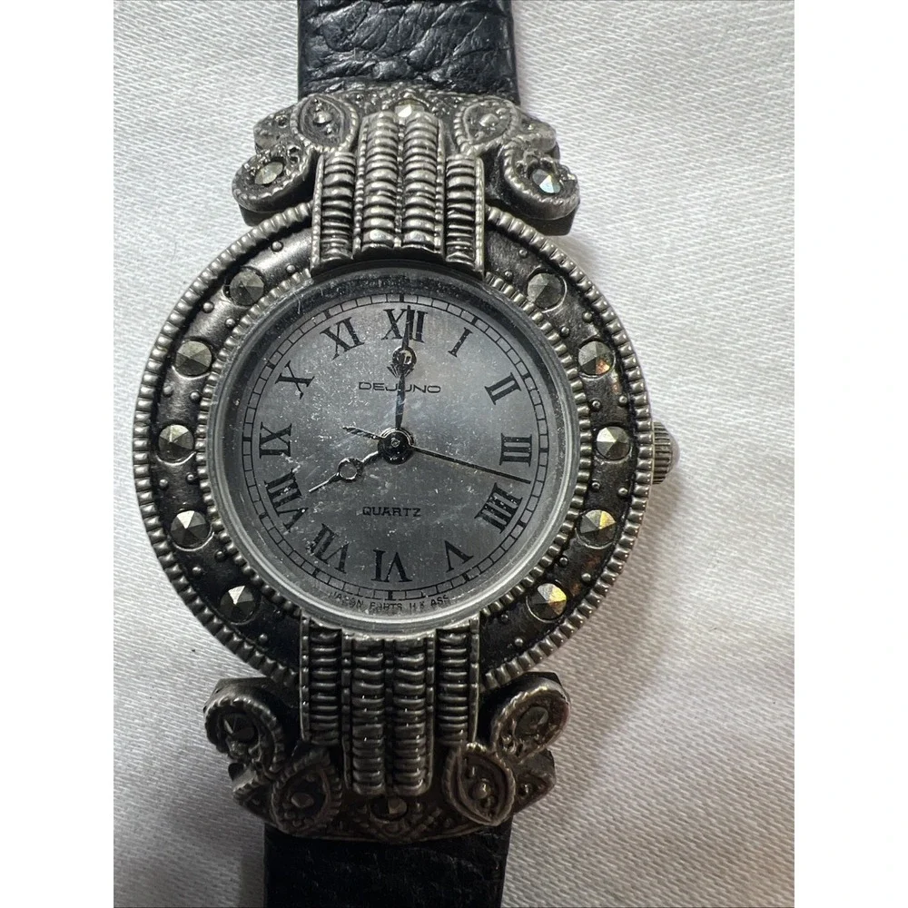 Vintage Dejuno Ladies Watch Genuine Leather